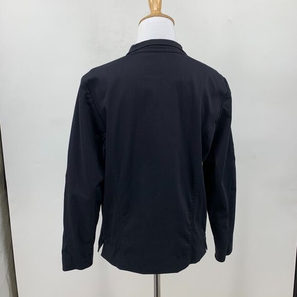 Jamie Sadock Golf Jacket Womens M Medium Black Metal Snap Buttons Retro Lined - Picture 3 of 13